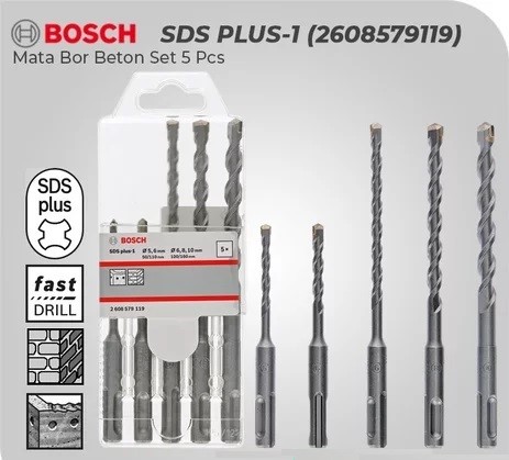 Makita Bor Sds Sds Max Drill Bit Set BOSCH DRILL BIT SET 5PCS SDS