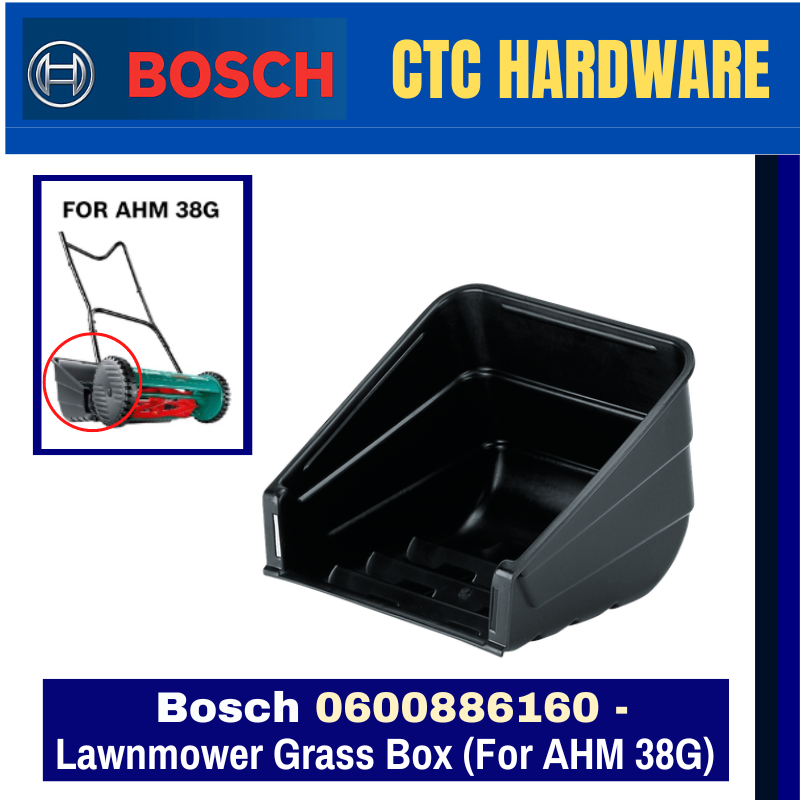 Bosch 0600886160 Lawnmower Grass Box (For AHM 38G Cylinder Lawnmower)  Lawn Mower Box Mower Grass Box Grass Box 25L Grass Collector Box