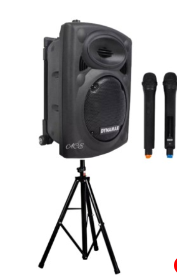 DYNAMAX PRO151D 450 WATT 15 INCH ACTIVE BLUETOOTH SPEAKER SYSTEM